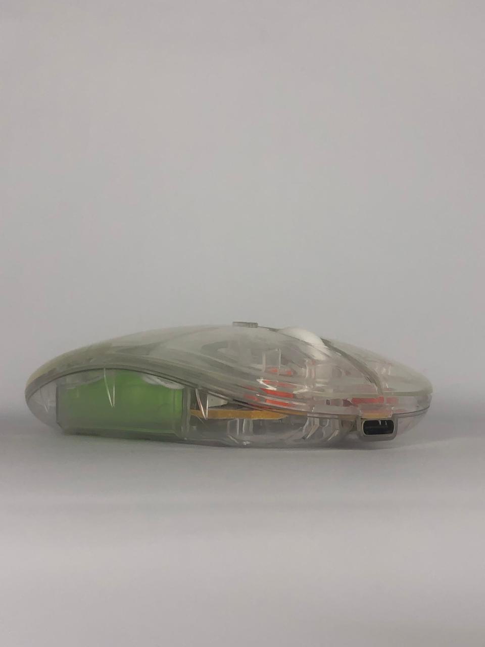 Transparent Wireless Mouse | Dual Function Usb and Bluetooth supported